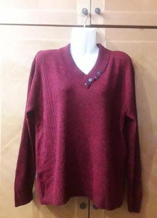 Новый тепленький нарядный свитерик р. xl.от shoice