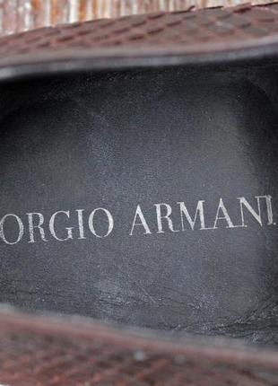 Giorgio armani стильные туфли крокодил3 фото