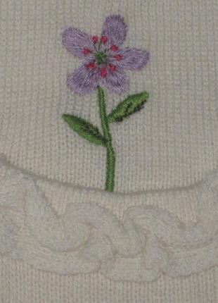 Кофта crazy8 сша flower embroidered pocket возраст 2 года в наличии3 фото