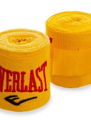 Бинты боксерские эластичные 3 м everlast (2шт) ma-5465-3 белый6 фото