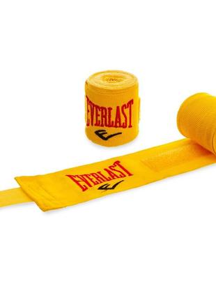 Бинты боксерские эластичные 3 м everlast (2шт) ma-5465-3 белый7 фото