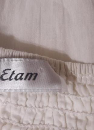 Уникальный, невероятно красивый сарафан с нежным шитьем, белого цвета. etam4 фото