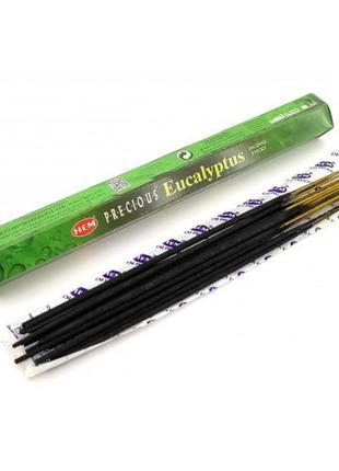Благовония precious eucalyptus (драгоценный эвкалипт) hem шестигранник 20 шт/уп