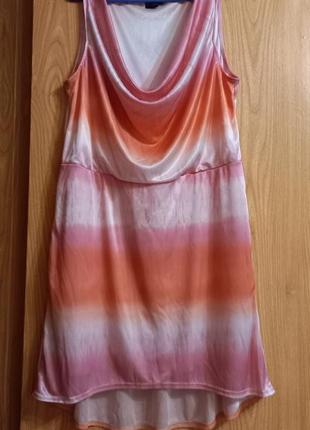 Платье с цветовым переходом, блеском2 фото