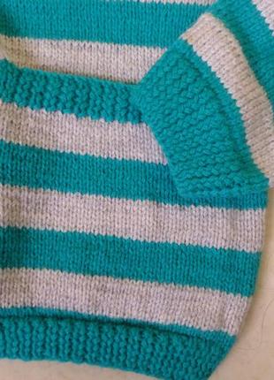 Теплий вязаний светр кардиган l-xl4 фото