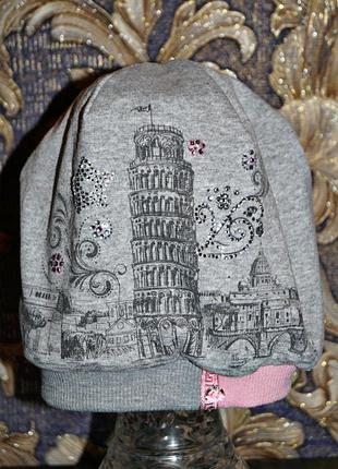 Детская демисезонная шапка