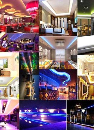 Комплект led лента ortex german style 5050 5 м rgb smd +б/п +контроллер +большой пульт...