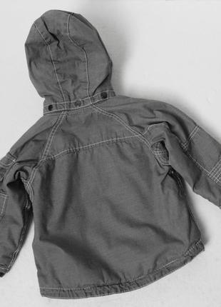 H&m. куртка еврозима на флисе. 92 размер на 1,5-2 года7 фото