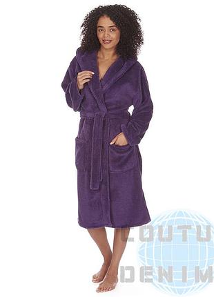 Домашній брендовий махровий халат з капюшоном 200 грам george teddy на наш 50-54й george