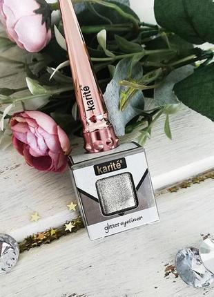 Жидкая подводка для глаз karite glitter