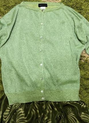 See by chloe , юбка с карманами , шёлк, люрекс цвет зелёный , оригинал2 фото