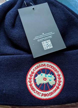 Зимние шапки canada goose на флисе5 фото