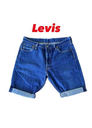 Темно сині шорти levis1 фото