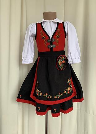 Вінтаж дирндль баварський альпійський костюм октоберфест