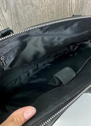 Мужская деловая сумка офисный портфель натуральная кожа (1324)7 фото