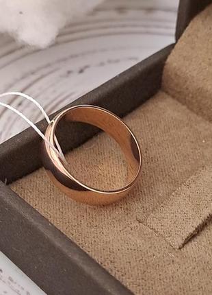 Обручальное кольцо позолоченное из серебра европейка классическое8 фото