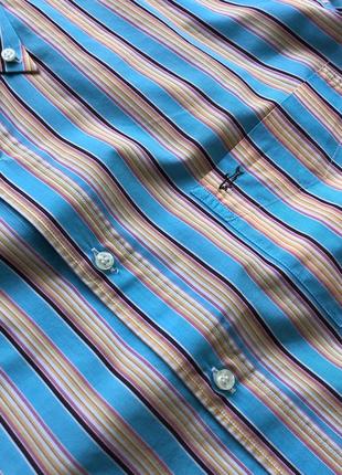 Шикарна сорочка paul &amp; shark yashting hawaiian short sleeve shirt multicolor4 фото