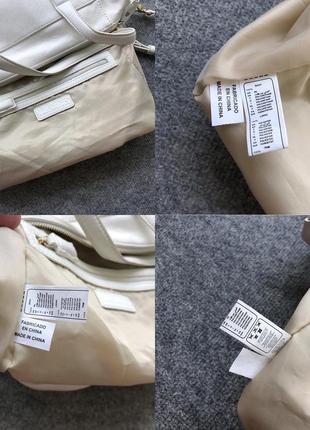 Шикарна сумка valentino by mario valentino women’s eco-leather bag white7 фото