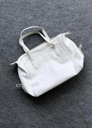 Шикарна сумка valentino by mario valentino women’s eco-leather bag white4 фото