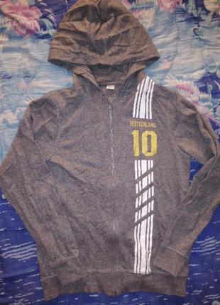 Трикотажна кофта на блискавці