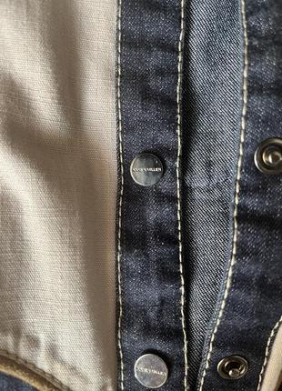 Джинсова сорочка, кофта, джинсова рубашка на короткий рукав4 фото