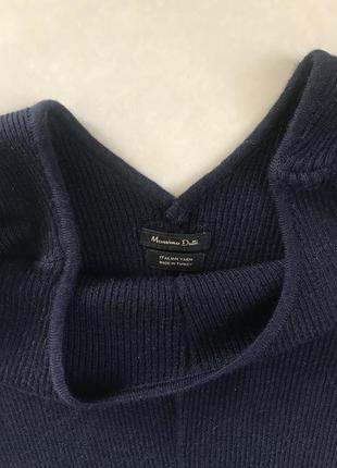 Пуловер шерстяной стильный модный дорогой бренд massimo dutti размер м6 фото