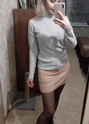 Юбка замшевая pull&bear 5
