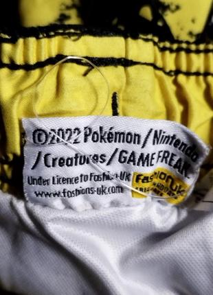 Шикарные шорты pakemon pikachu 10-11 years 140-146 cm6 фото