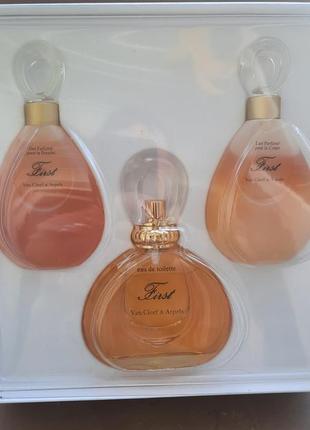 Женственный элегантный цветочно альдегидный парфюм first van cleef set 50 ml edt винтаж4 фото