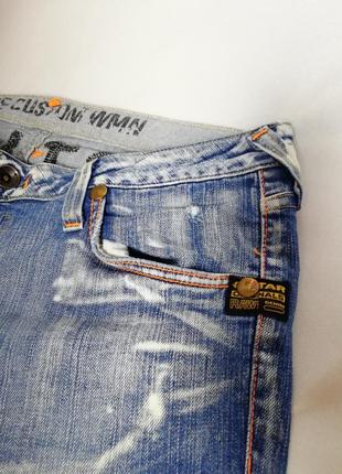 Вінтажні джинси g-star raw. низька посадка5 фото