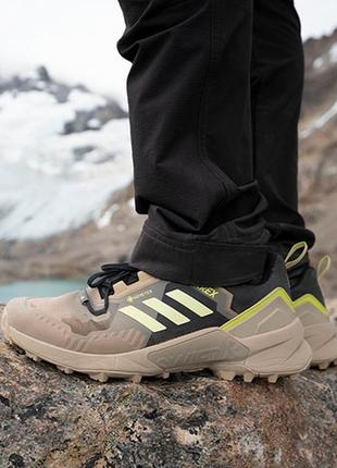 Треккинговые мужские кроссовки adidas terrex swift r3 gore-tex® fz3275

 46 размер10 фото