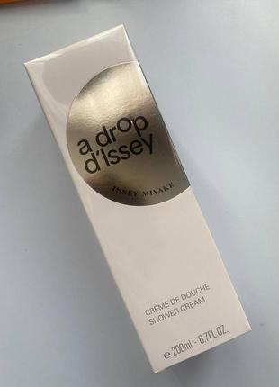 Крем гель  для душу issey miyake a drop d'issey 200 мл люксовий аромат