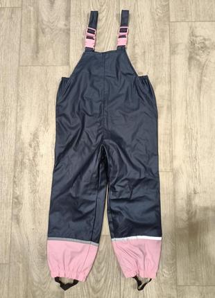 Комбинезон дождевик 116-122 см на 6-7 лет штаны непромокаемые1 фото