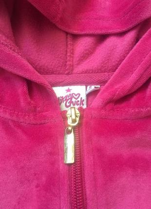 Кофта на замку велюр 2