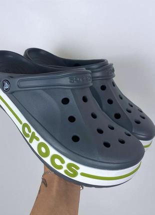 Crocs bayaband greey кроксы сабо унисекс топ продаж