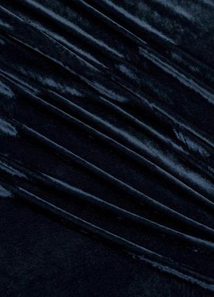 Ткань велюр стрейч темно-серый