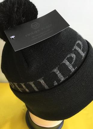 Шапочка и шарф  philipp plein новая3 фото