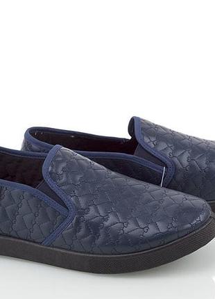 Сліпони стьобані на середню/широку ногу