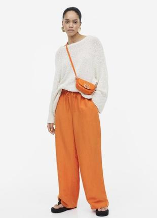 Брюки h&amp;m из льна
