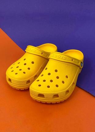 Жіночі крокси сабо crocs classic orange