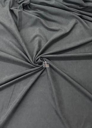 Двусторонний лен для штор california v-16 однотонная шторная ткань, цвет серый