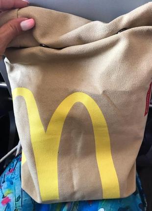 Нова сумка mcdonald's для упаковки картоплі фрі ) 🍟1 фото