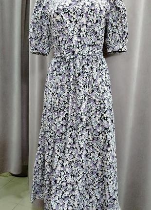 Платье в цветочный принт