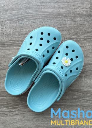 Баябэнд крокс голубые женские оригинал, crocs bayaband3 фото