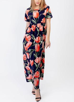 Нова міді сукня з принтом