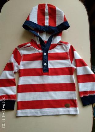92р.(1,5-2 роки) худі, пайта, кофта з капюшоном, капюшонка, балахон logg h&m