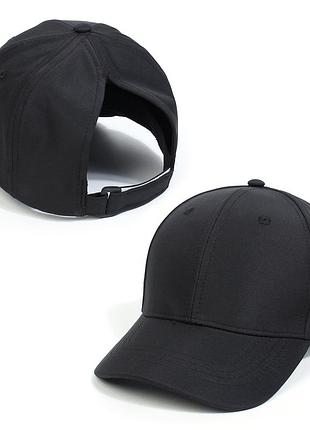 Кепка бейсболка черная 52-54 см