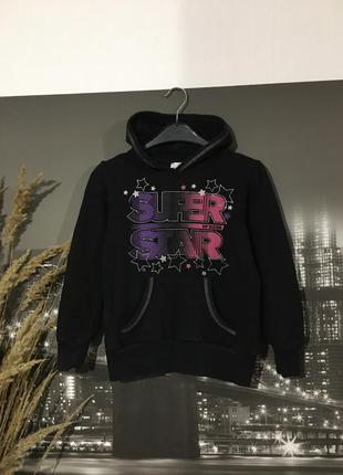 Толстовка с принтом на 7/8 лет