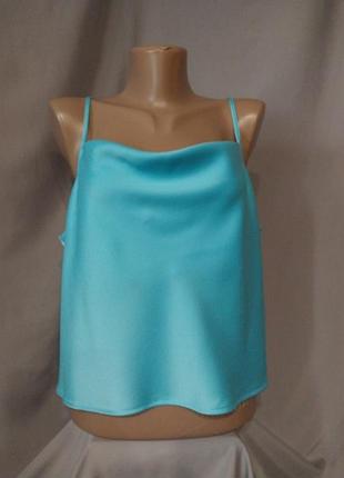 Новый атласный топ батал