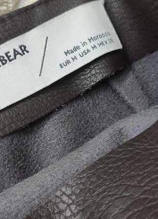 Кожаная юбка pull and bear2 фото